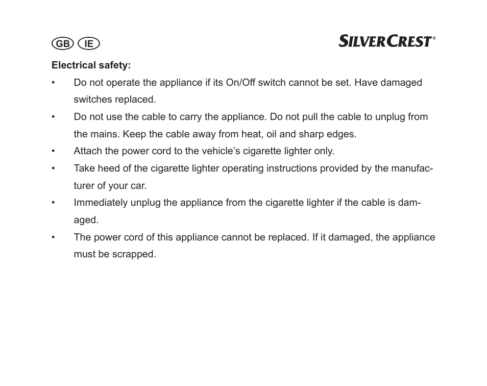 Silvercrest SGP 12 A1 User Manual | Page 6 / 36