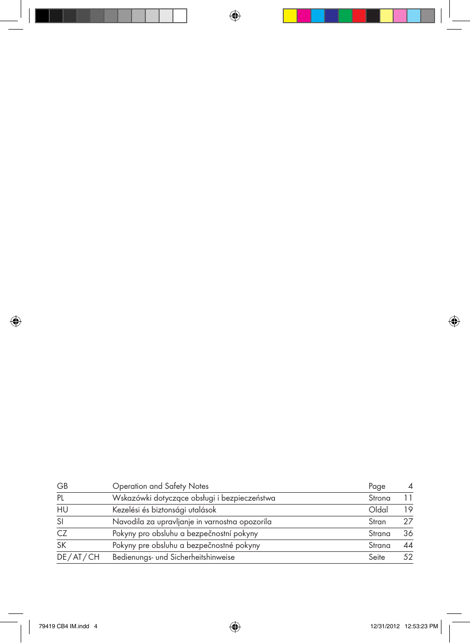 Silvercrest Z29852A Z29852B User Manual | Page 2 / 60