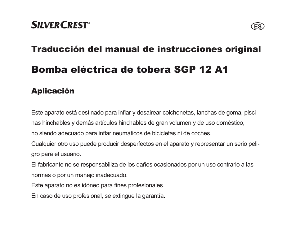 Silvercrest SGP 12 A1 User Manual | 84 pages