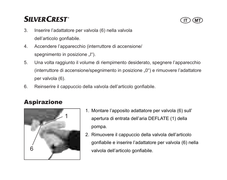 Aspirazione | Silvercrest SGP 12 A1 User Manual | Page 25 / 84