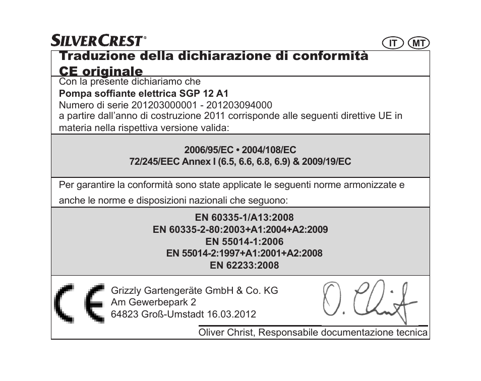 Silvercrest SGP 12 A1 User Manual | Page 31 / 84