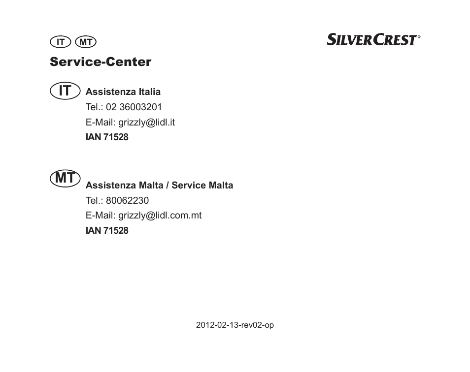 Mt it | Silvercrest SGP 12 A1 User Manual | Page 32 / 84