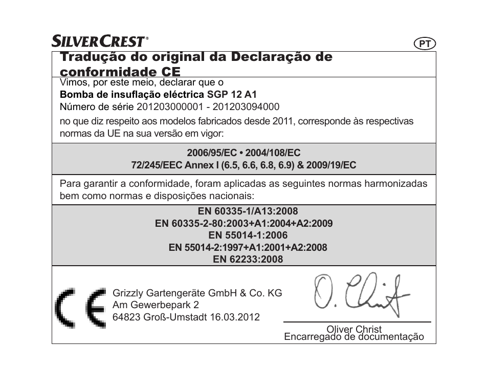 Silvercrest SGP 12 A1 User Manual | Page 47 / 84