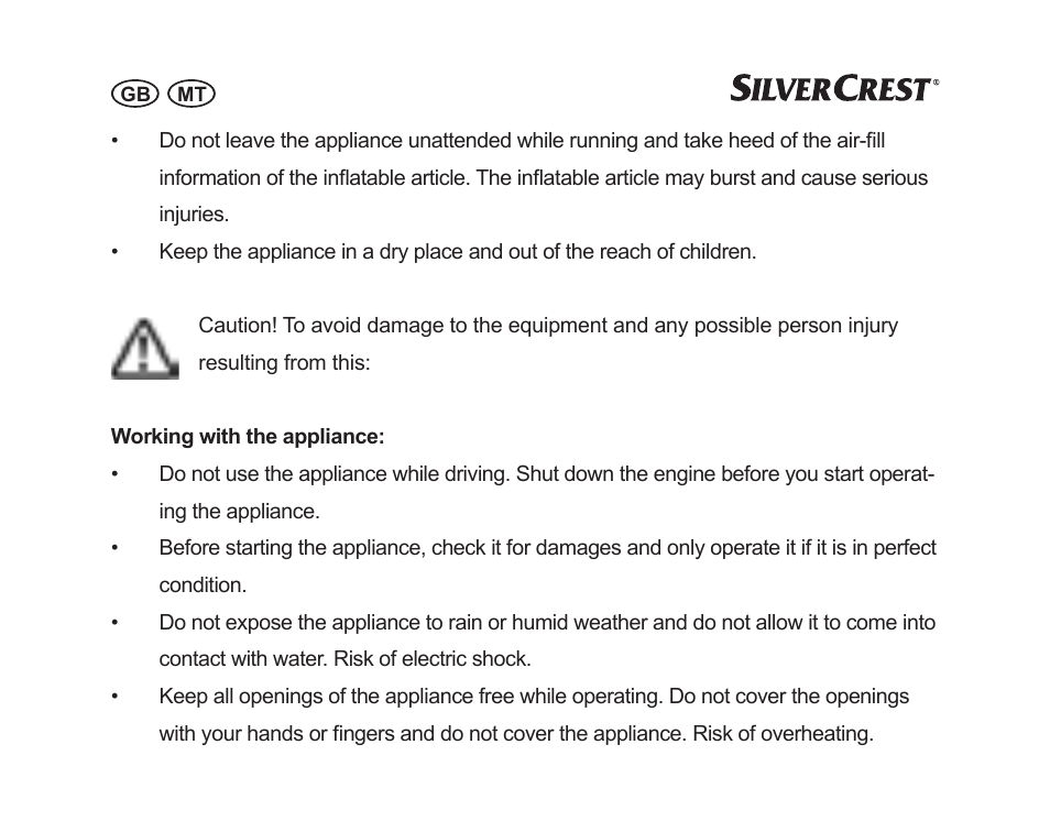 Silvercrest SGP 12 A1 User Manual | Page 52 / 84