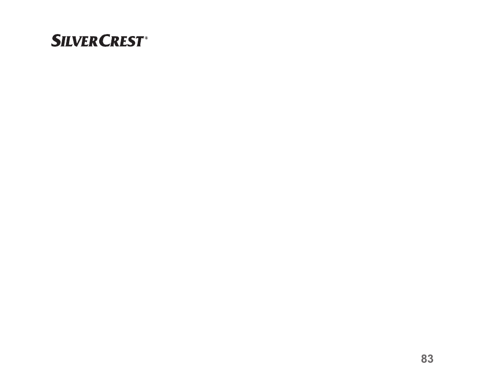 Silvercrest SGP 230 A1 User Manual | Page 83 / 84