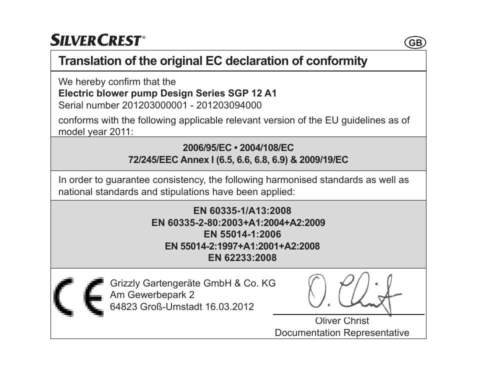 Silvercrest SGP 12 A1 User Manual | Page 15 / 116