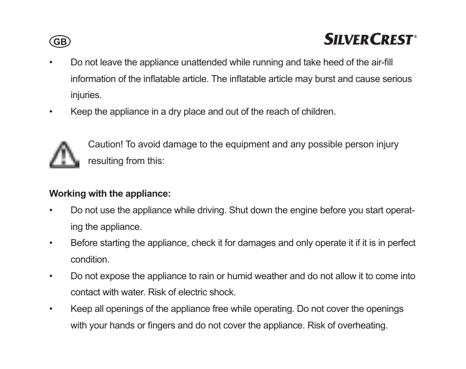 Silvercrest SGP 12 A1 User Manual | Page 4 / 116