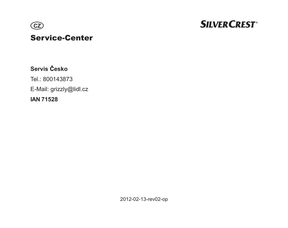 Service-center | Silvercrest SGP 12 A1 User Manual | Page 80 / 116