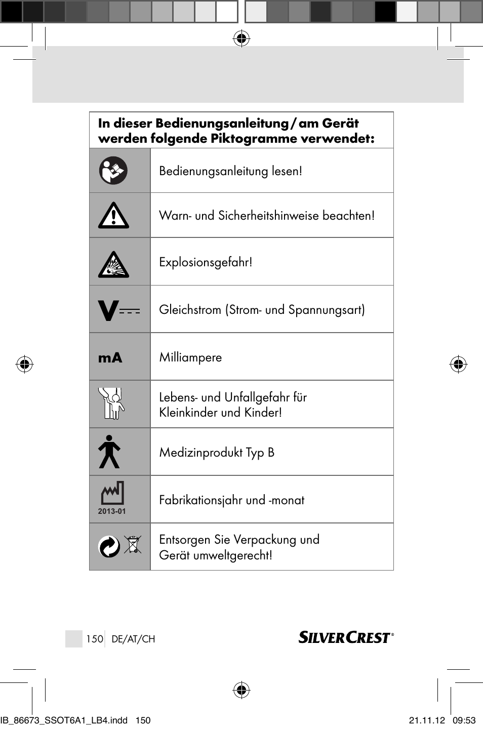 Silvercrest SSOT 6 A1 User Manual | Page 150 / 181