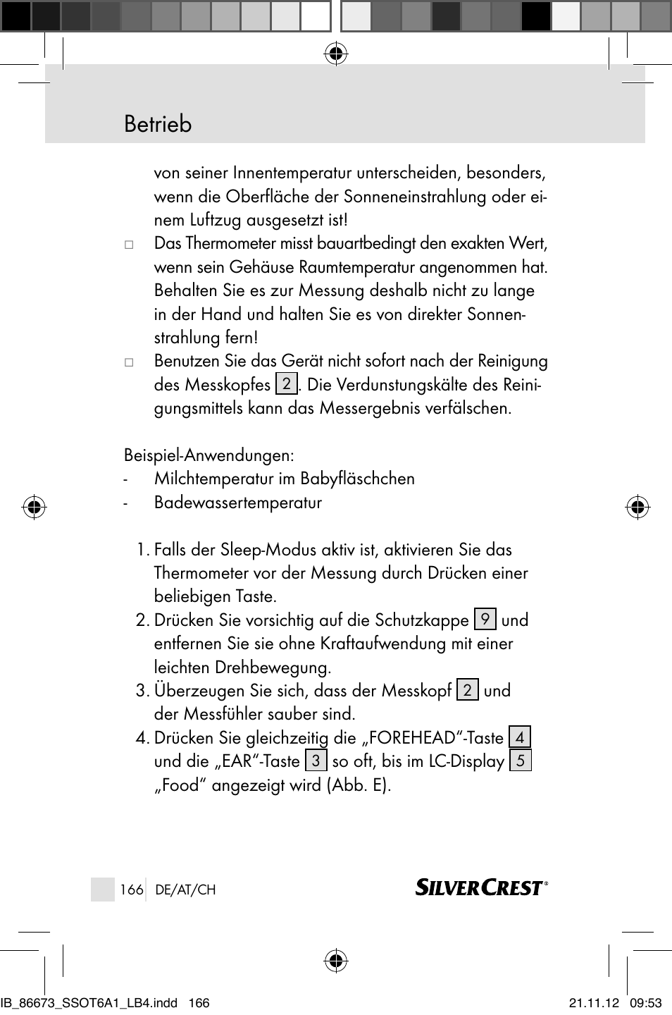 Betrieb | Silvercrest SSOT 6 A1 User Manual | Page 166 / 181