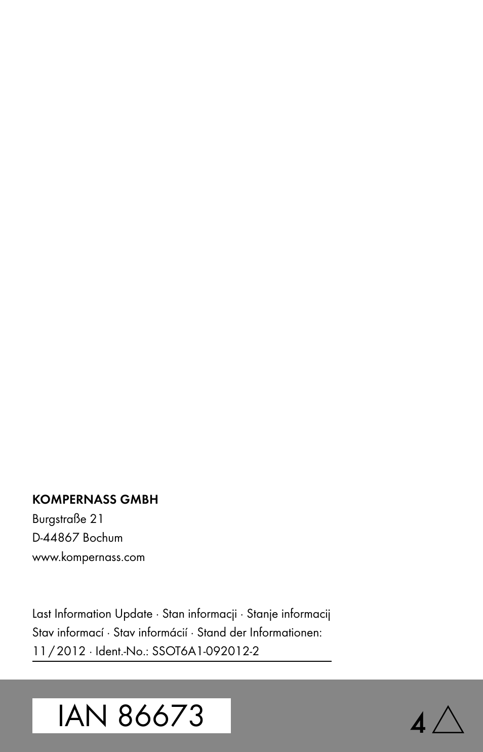 Silvercrest SSOT 6 A1 User Manual | Page 181 / 181