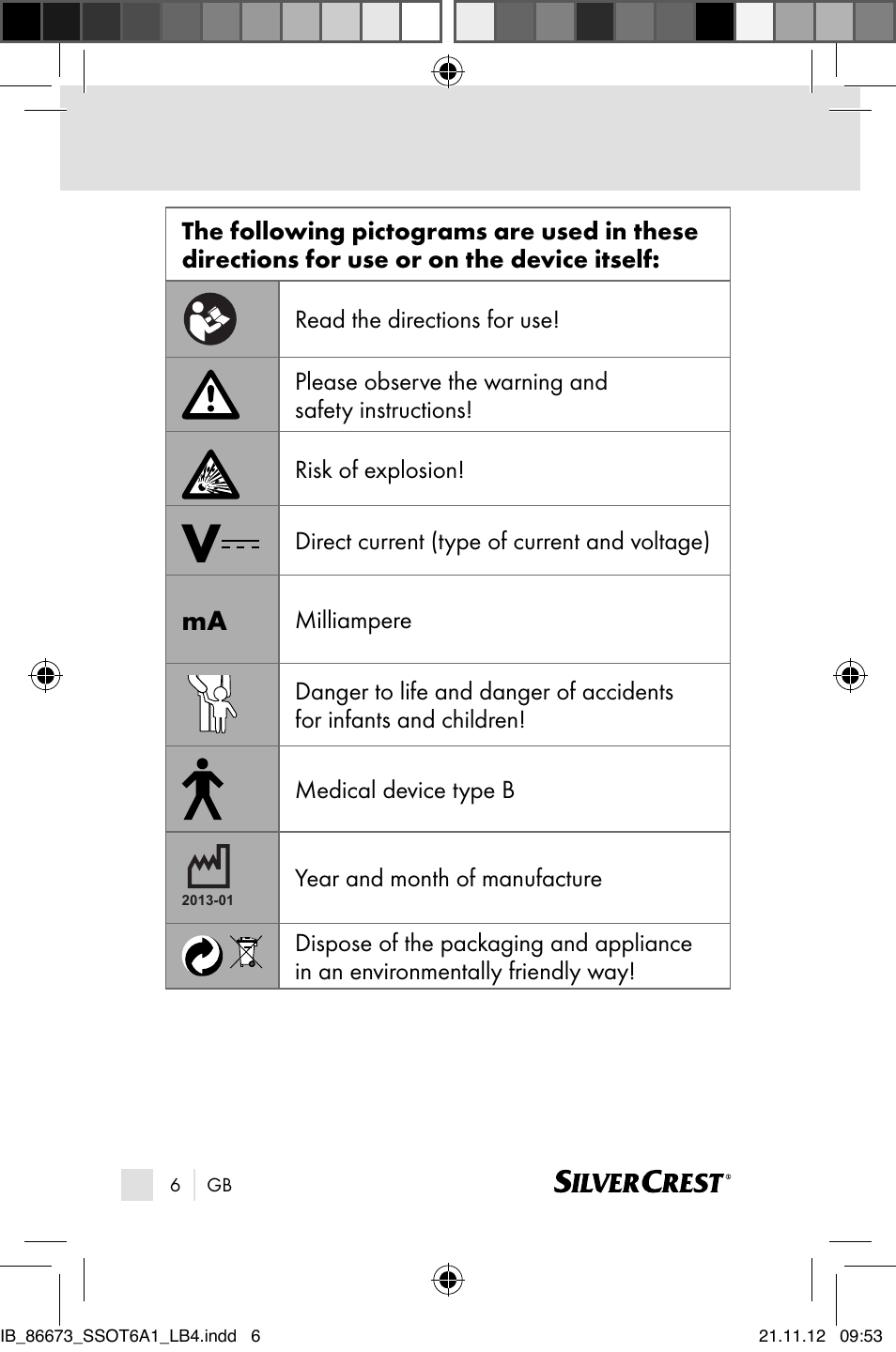 Silvercrest SSOT 6 A1 User Manual | Page 6 / 181