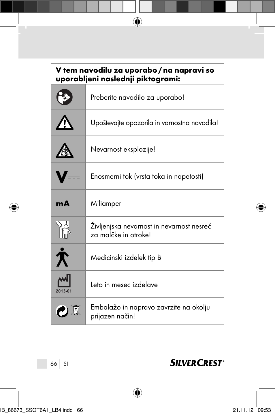 Silvercrest SSOT 6 A1 User Manual | Page 66 / 181