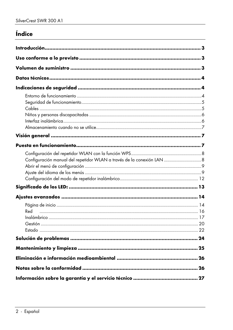 Silvercrest SWR 300 A1 User Manual | Page 4 / 112