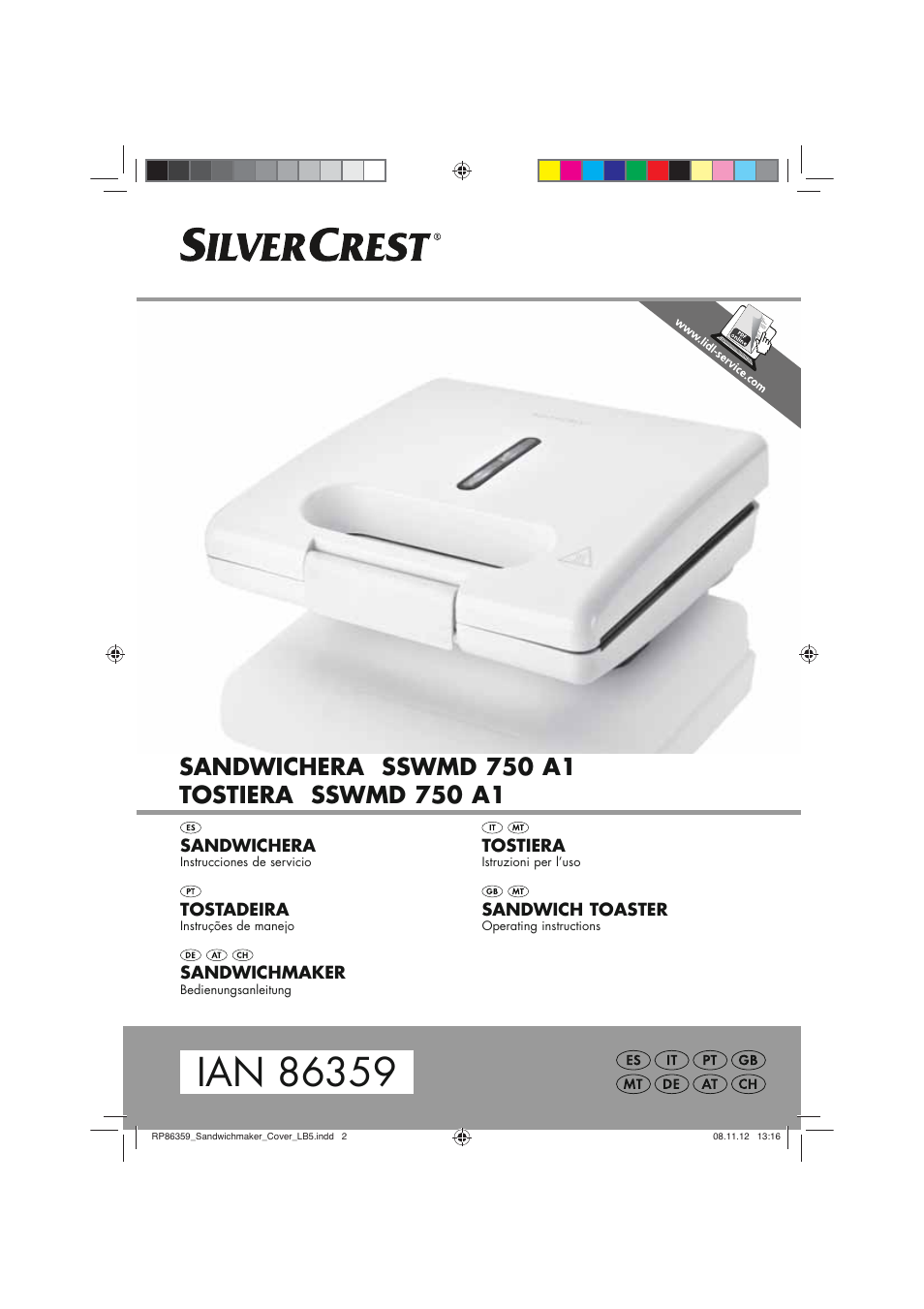 Silvercrest SSWMD 750 A1 User Manual | 58 pages