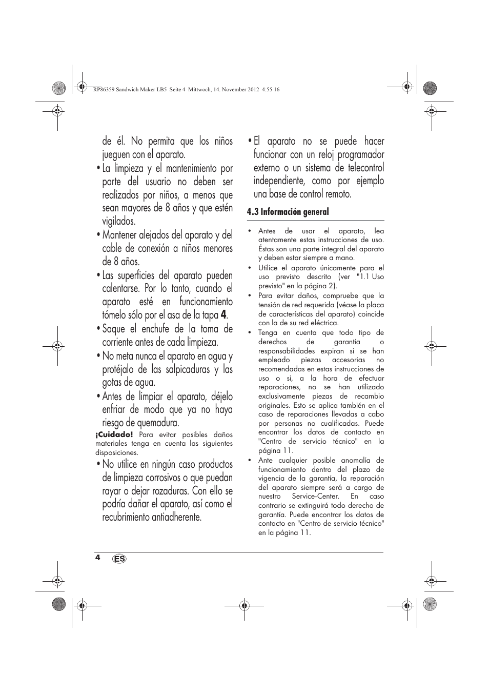 Silvercrest SSWMD 750 A1 User Manual | Page 6 / 58