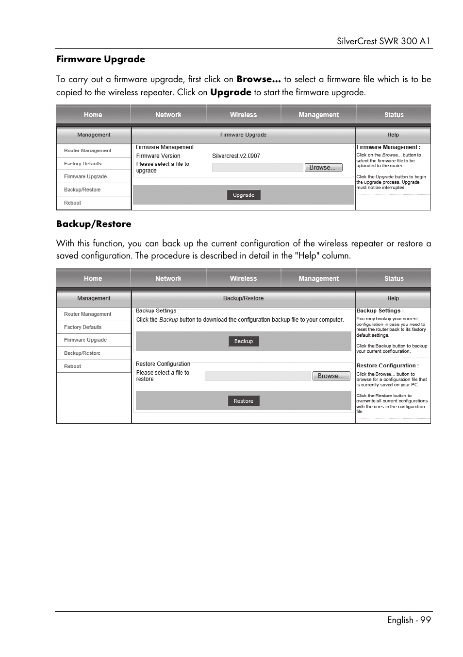 Silvercrest SWR 300 A1 User Manual | Page 101 / 112
