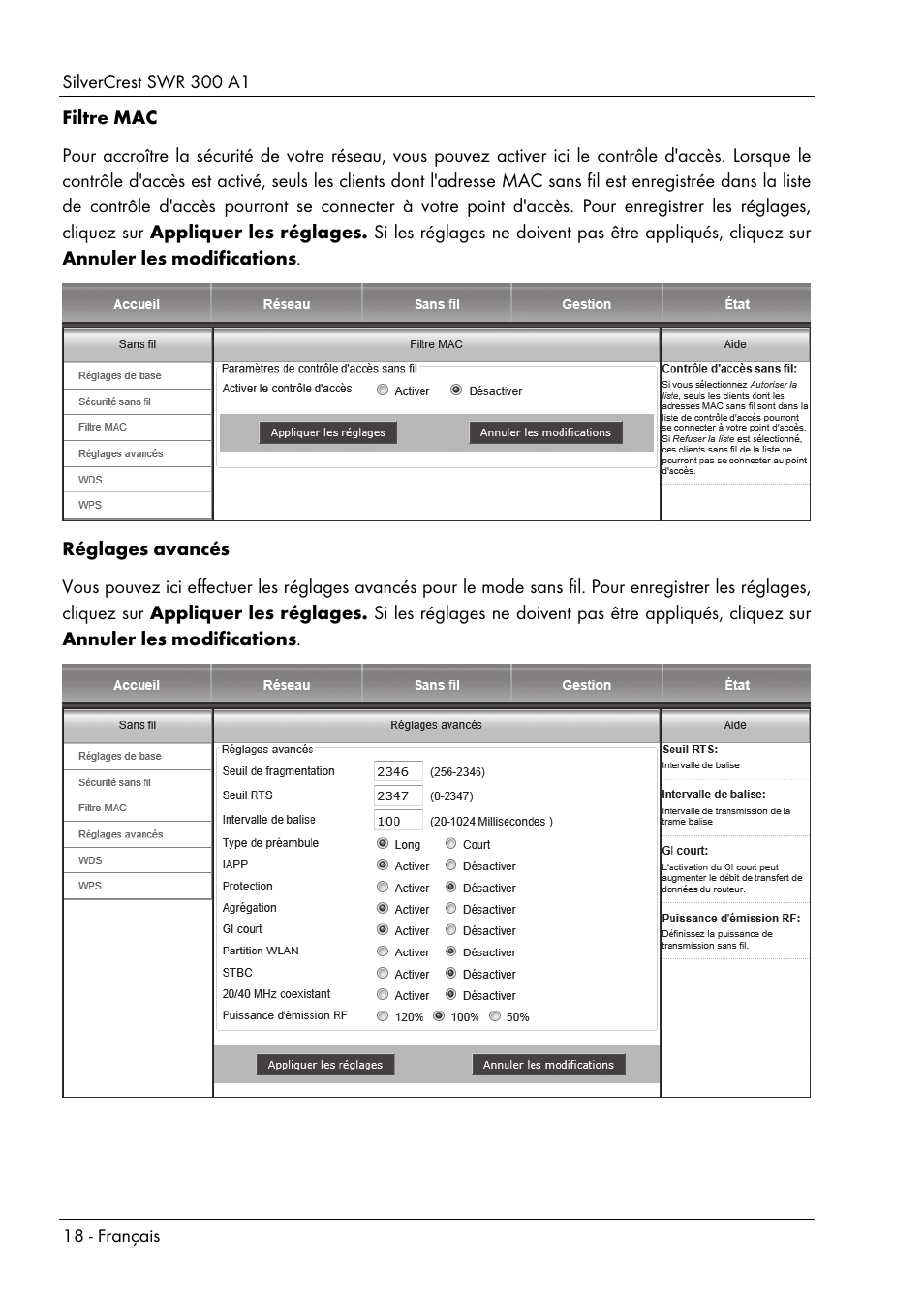 Silvercrest SWR 300 A1 User Manual | Page 20 / 112