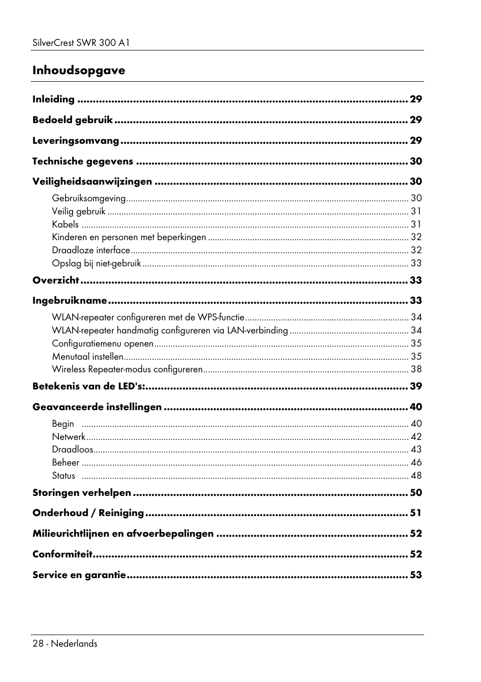 Silvercrest SWR 300 A1 User Manual | Page 30 / 112