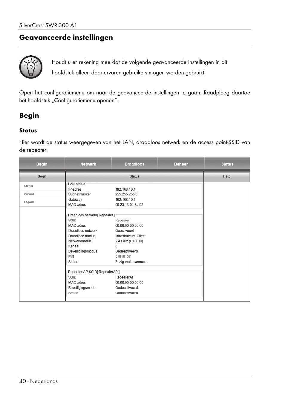 Silvercrest SWR 300 A1 User Manual | Page 42 / 112