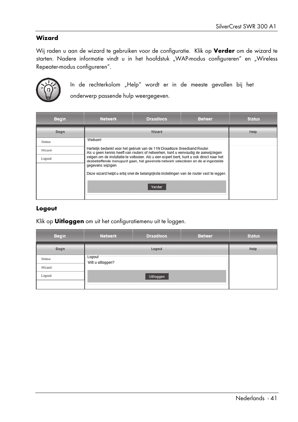 Silvercrest SWR 300 A1 User Manual | Page 43 / 112