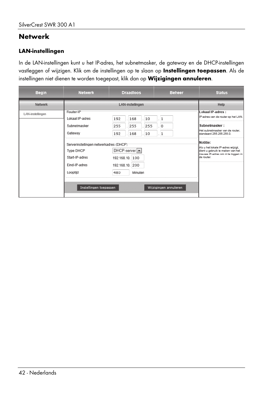 Silvercrest SWR 300 A1 User Manual | Page 44 / 112