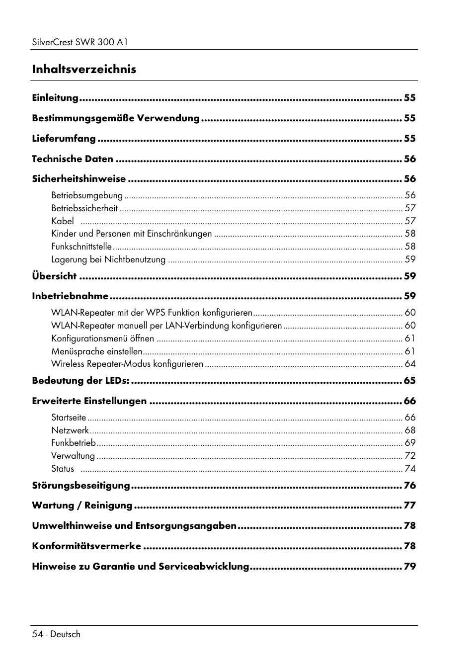 Silvercrest SWR 300 A1 User Manual | Page 56 / 112