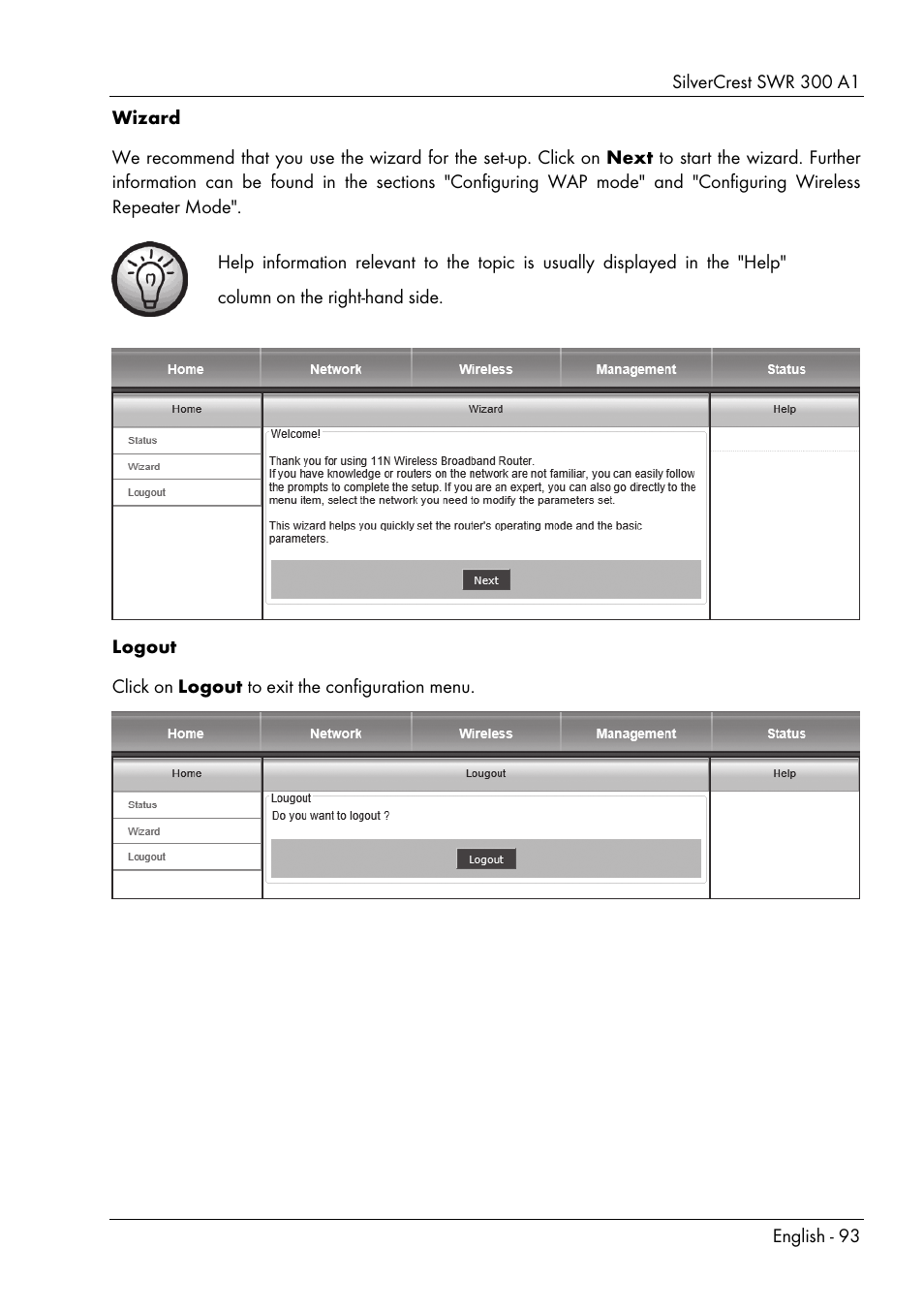 Silvercrest SWR 300 A1 User Manual | Page 95 / 112