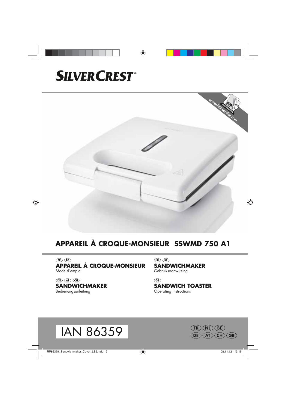 Silvercrest SSWMD 750 A1 User Manual | 46 pages