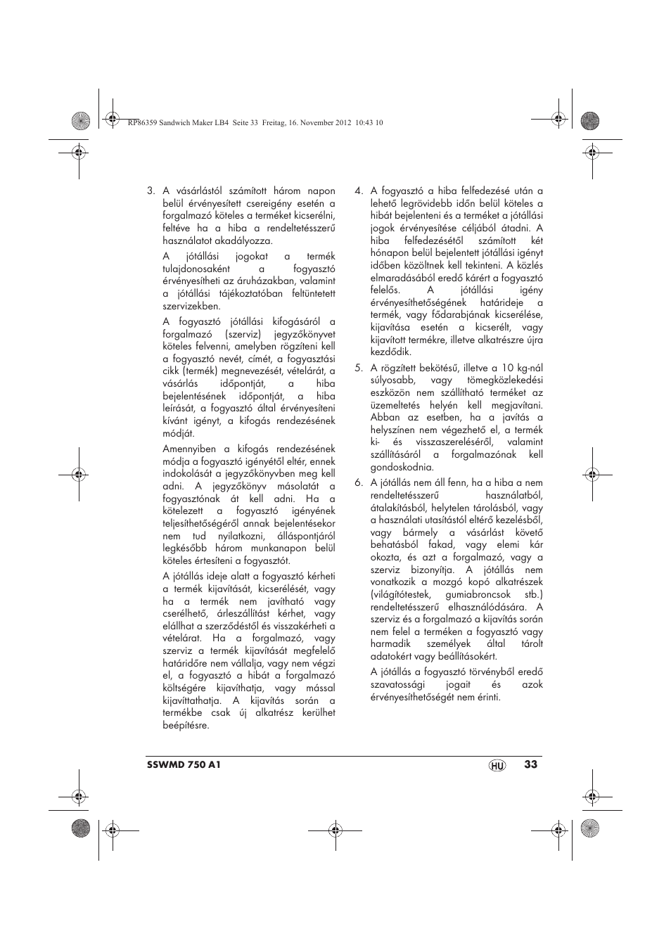 Silvercrest SSWMD 750 A1 User Manual | Page 35 / 78