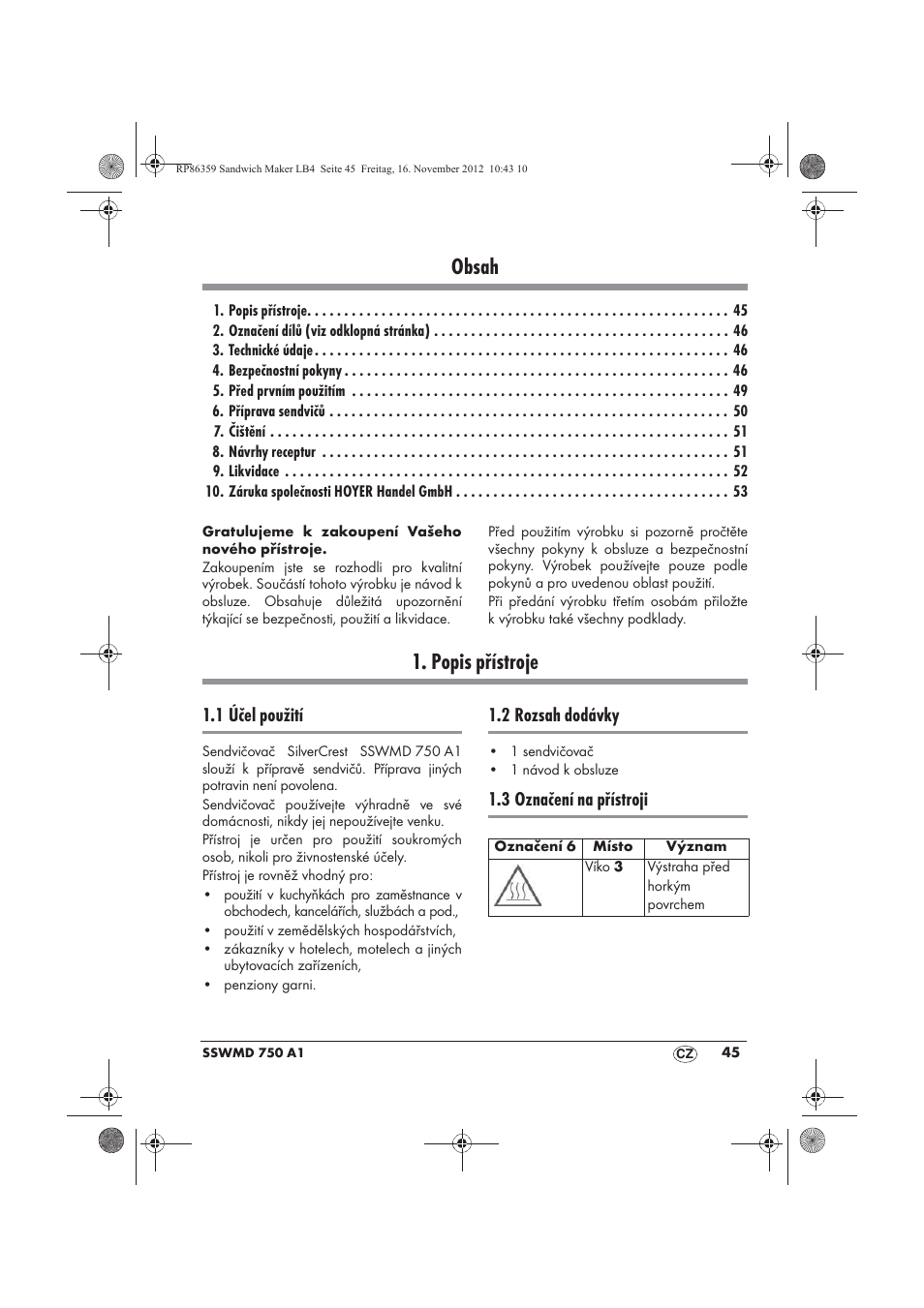 Silvercrest SSWMD 750 A1 User Manual | Page 47 / 78