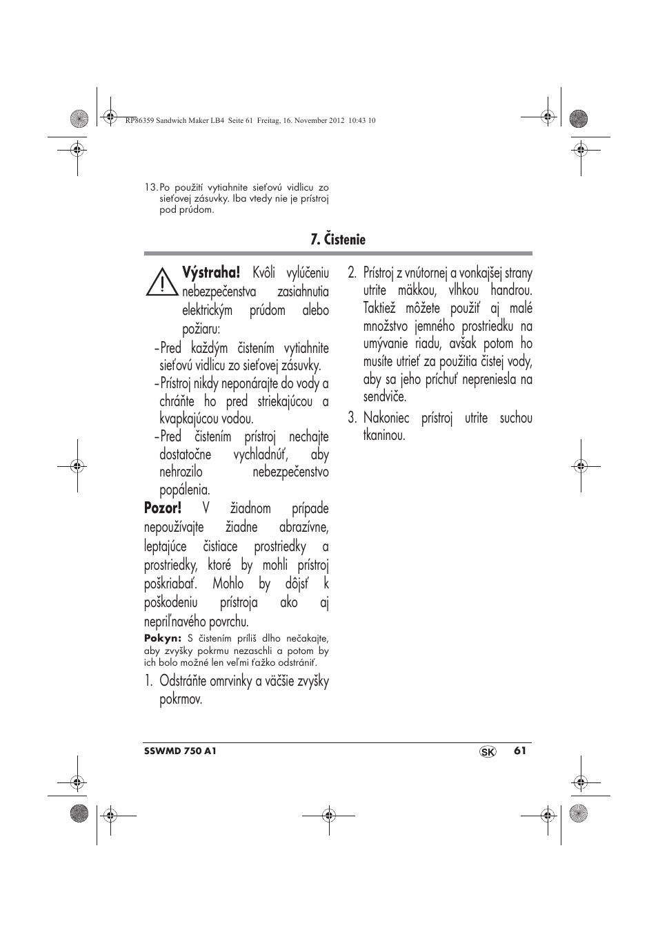 Silvercrest SSWMD 750 A1 User Manual | Page 63 / 78