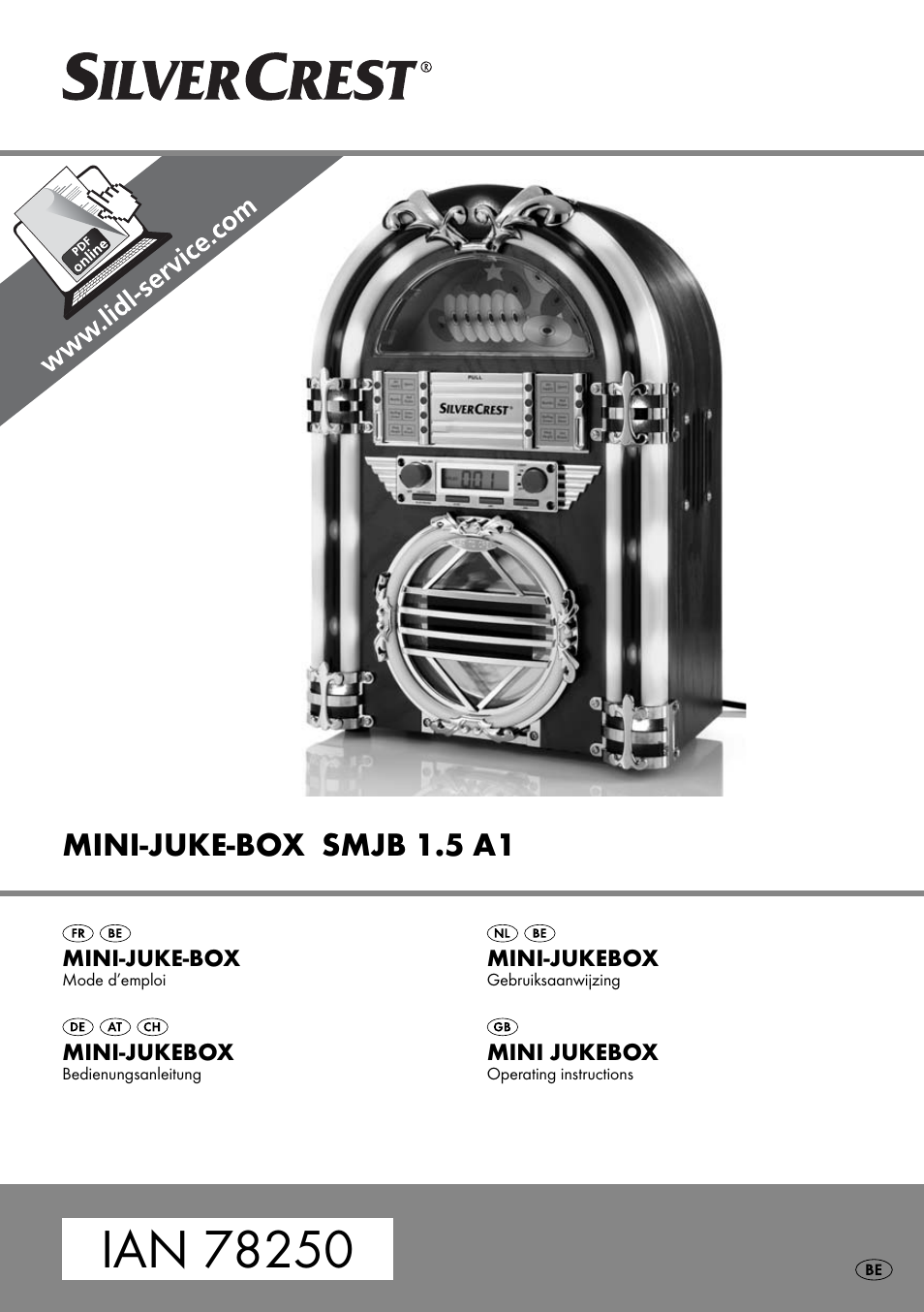 Silvercrest SMJB 1.5 A1 User Manual | 68 pages