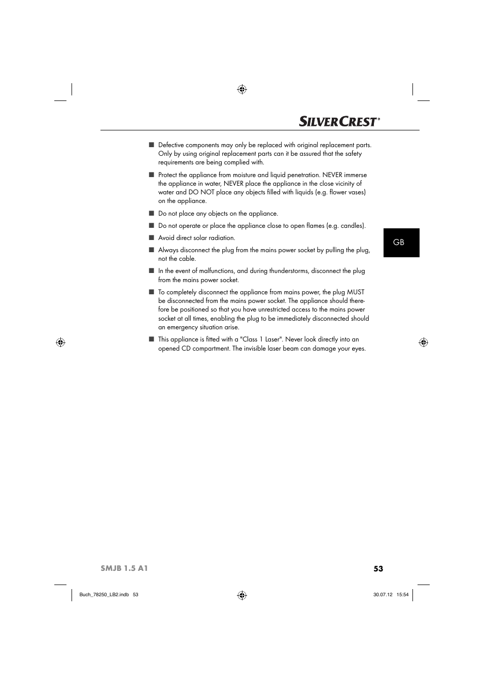 Silvercrest SMJB 1.5 A1 User Manual | Page 56 / 68