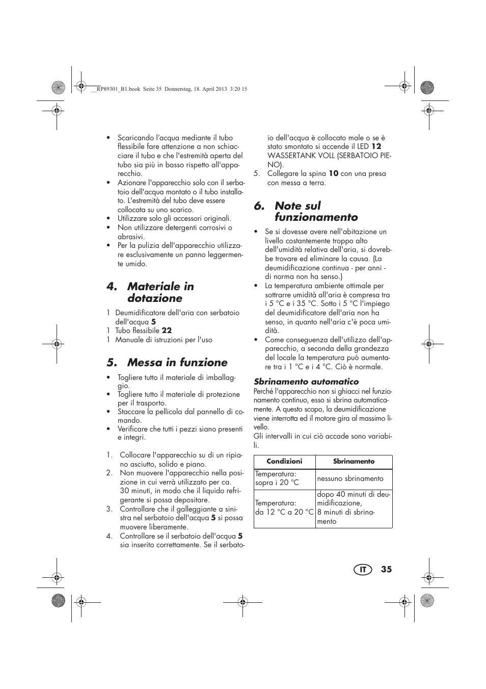 Materiale in dotazione, Messa in funzione | Silvercrest SLE 420 A1 User Manual | Page 37 / 74