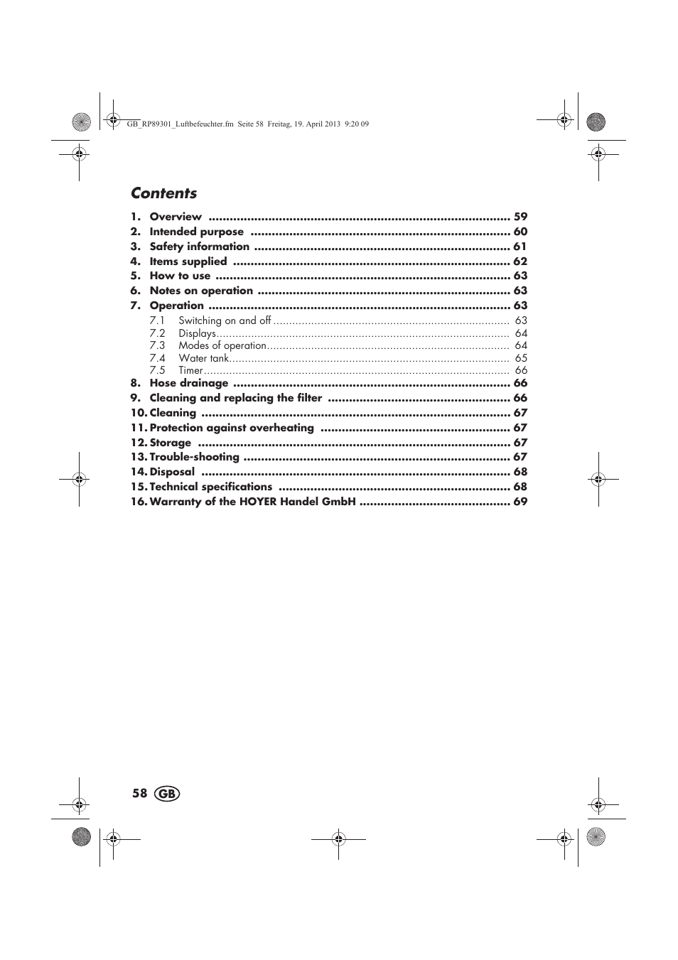 Silvercrest SLE 420 A1 User Manual | Page 60 / 74