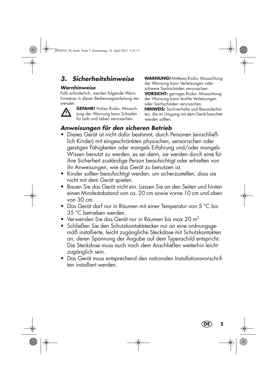 Silvercrest SLE 420 A1 User Manual | Page 7 / 74