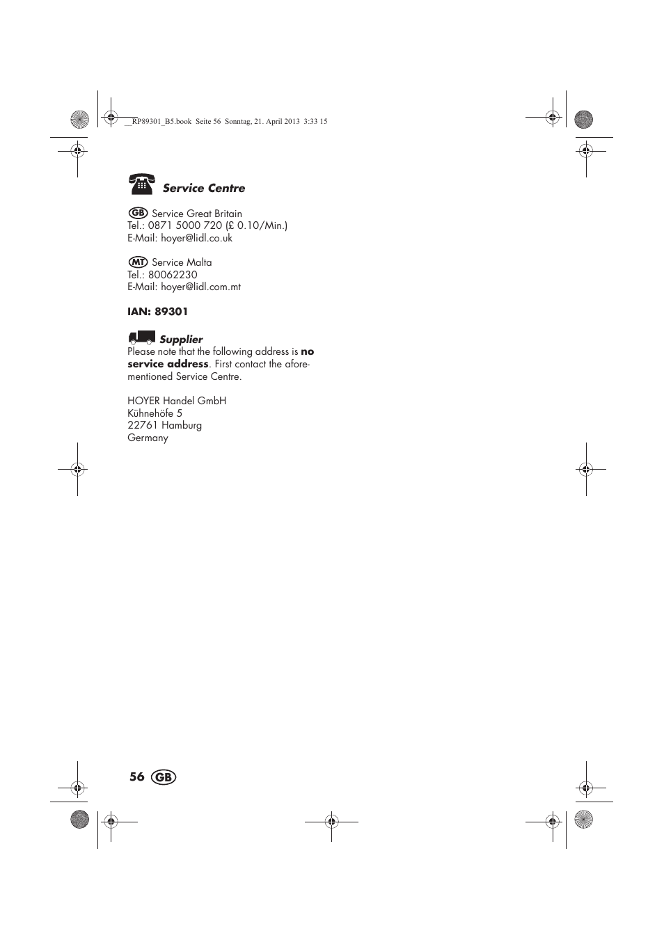 Silvercrest SLE 420 A1 User Manual | Page 58 / 74