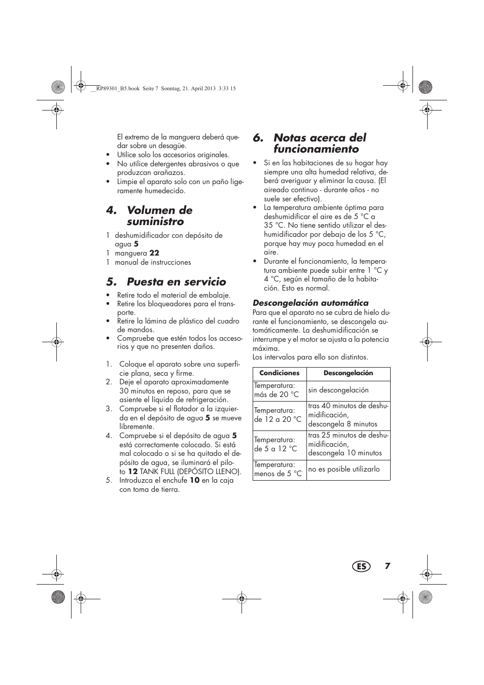 Volumen de suministro, Puesta en servicio, Notas acerca del funcionamiento | Silvercrest SLE 420 A1 User Manual | Page 9 / 74