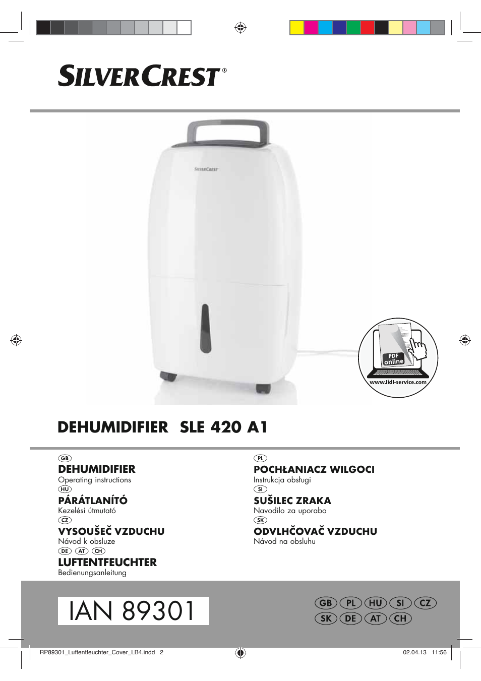 Silvercrest SLE 420 A1 User Manual | 100 pages