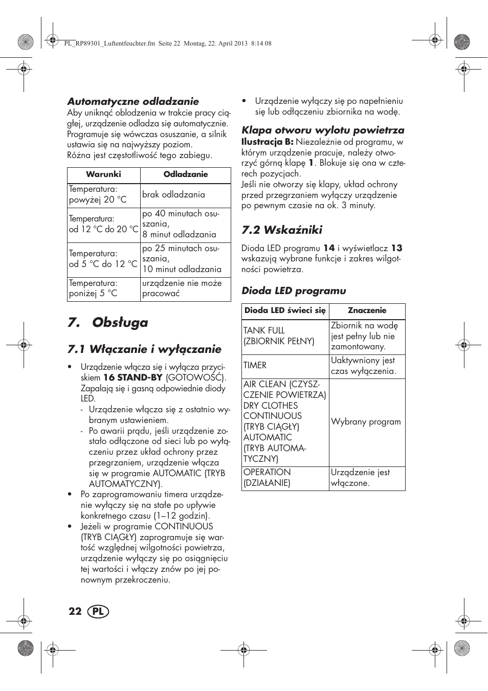 Obs uga | Silvercrest SLE 420 A1 User Manual | Page 24 / 100