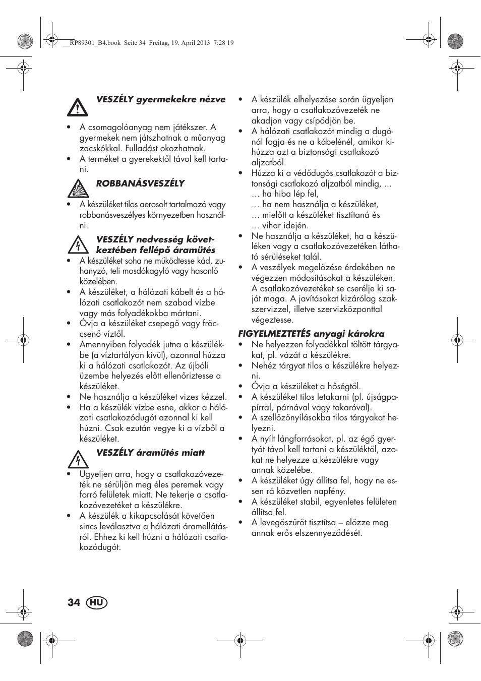 Silvercrest SLE 420 A1 User Manual | Page 36 / 100