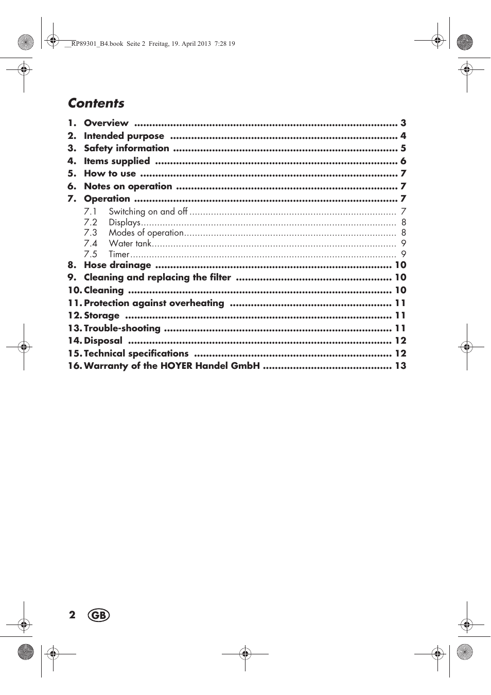 Silvercrest SLE 420 A1 User Manual | Page 4 / 100