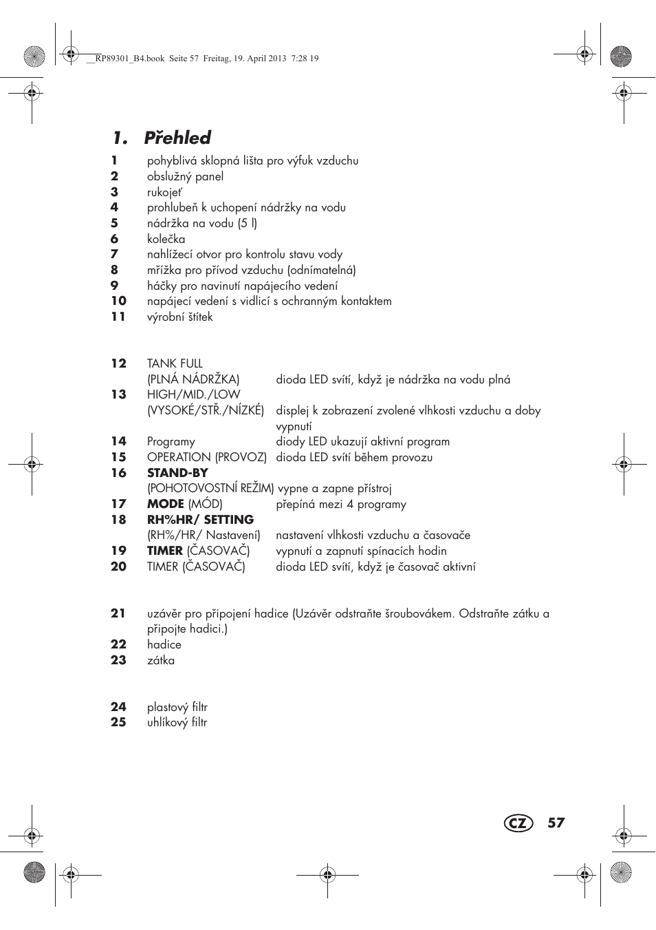 Pehled | Silvercrest SLE 420 A1 User Manual | Page 59 / 100