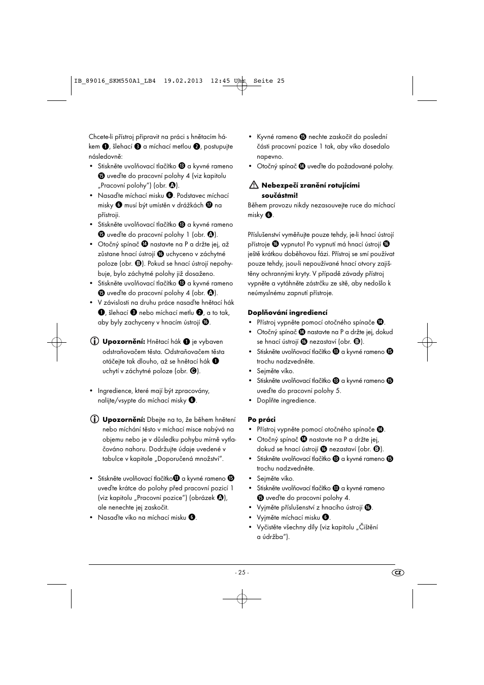 Silvercrest SKM 550 A1 User Manual | Page 29 / 55