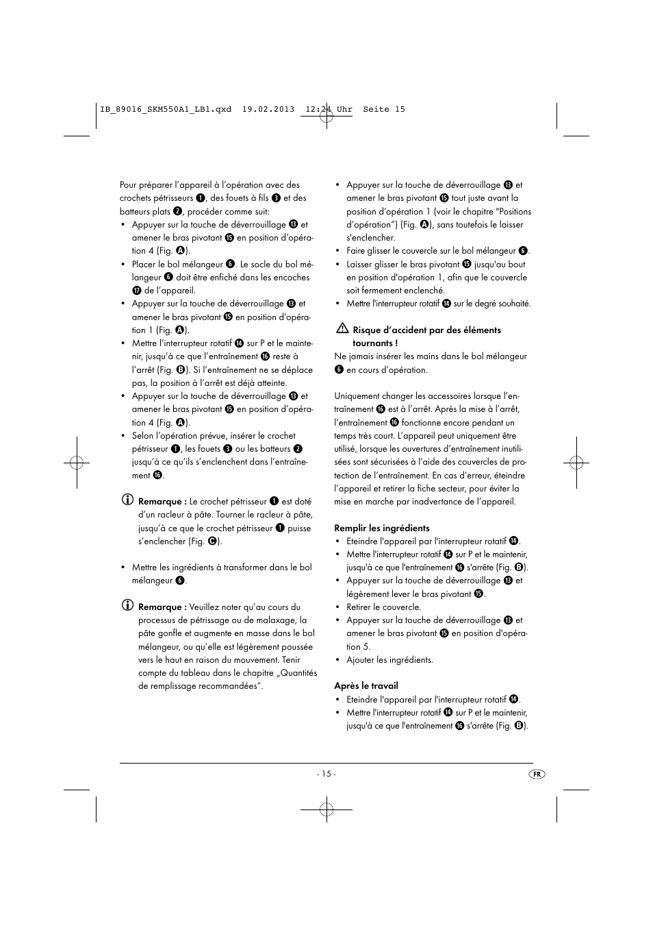 Silvercrest SKM 550 A1 User Manual | Page 19 / 55