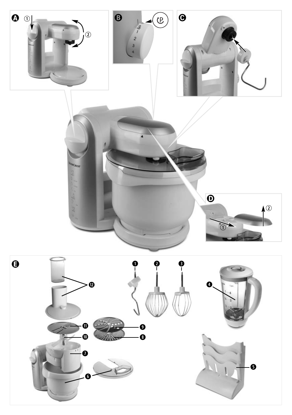 Silvercrest SKM 550 A1 User Manual | Page 3 / 55