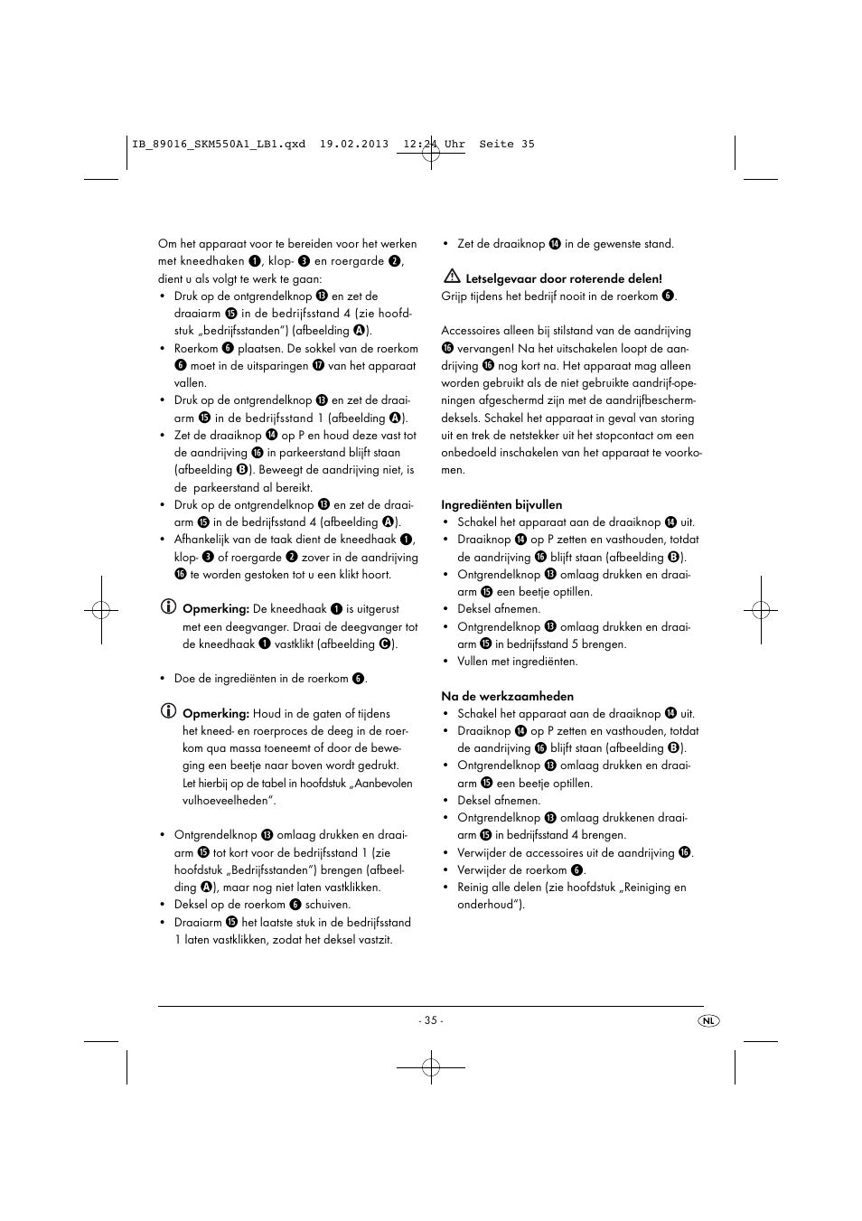 Silvercrest SKM 550 A1 User Manual | Page 39 / 55