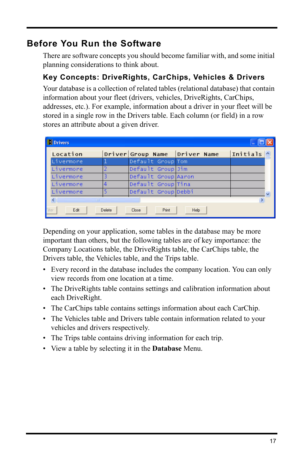 Before you run the software | Davis Instruments DRIVERIGHT 8186 User Manual | Page 21 / 32