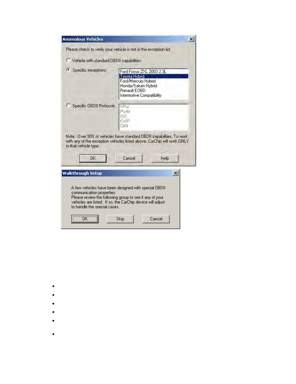 DAVIS CarChip Online Help (8221, 8226, 8245, 8246) User Manual | Page 32 / 119